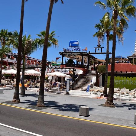 Studio Apartment No 1 Directly On The Beach And Sea, Terrace, Heated Pool, Wifi Playa de las Americas  Exterior foto