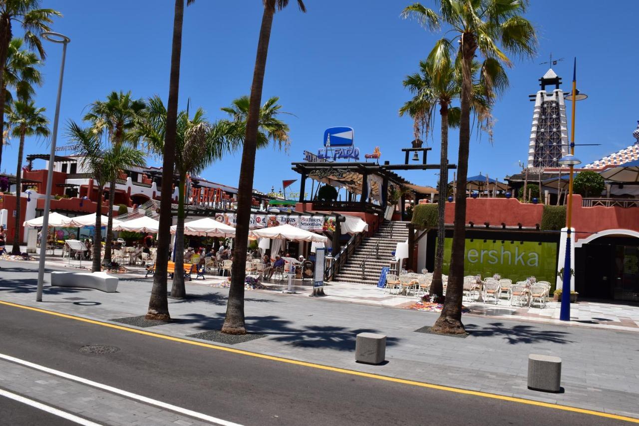 Studio Apartment No 1 Directly On The Beach And Sea, Terrace, Heated Pool, Wifi Playa de las Americas  Exterior foto